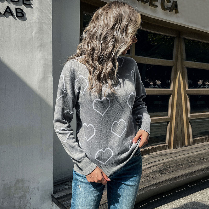 autumn winter long sleeve loose sweater