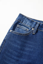 Sail Blue Western Stitch Patched Pocket Bootcut Jeans