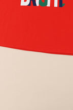 Cozy "ALL IS BRIGHT" Graphic Christmas Plaid Pajama Set for Women - Festive Long Sleeve Top & Jogger Pants