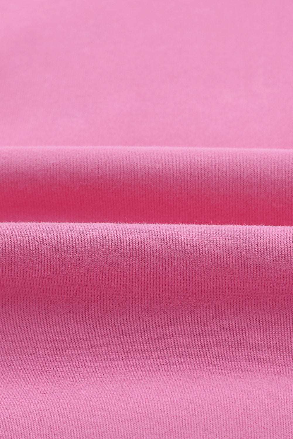 Pink Batwing Sleeve Pocketed Henley Hoodie