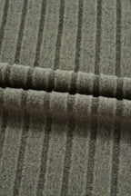 Moss Green Leopard Print Crochet Patchwork Rib Textured Knit Top