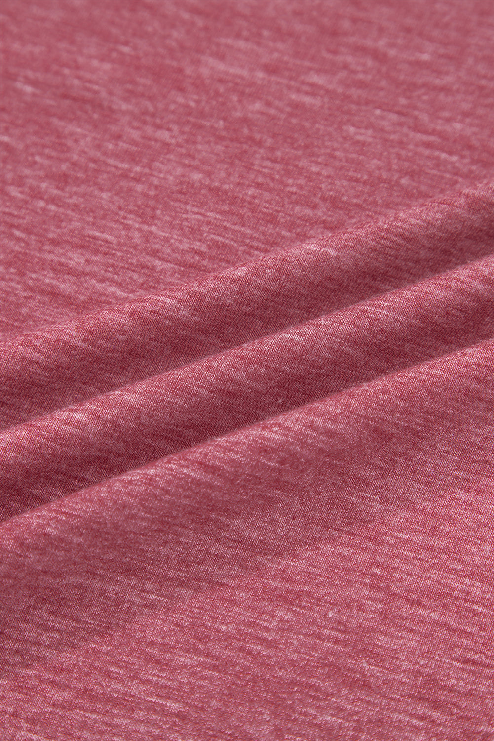 Mineral Red Contrast Print Striped Raglan Long Sleeve Loose Top