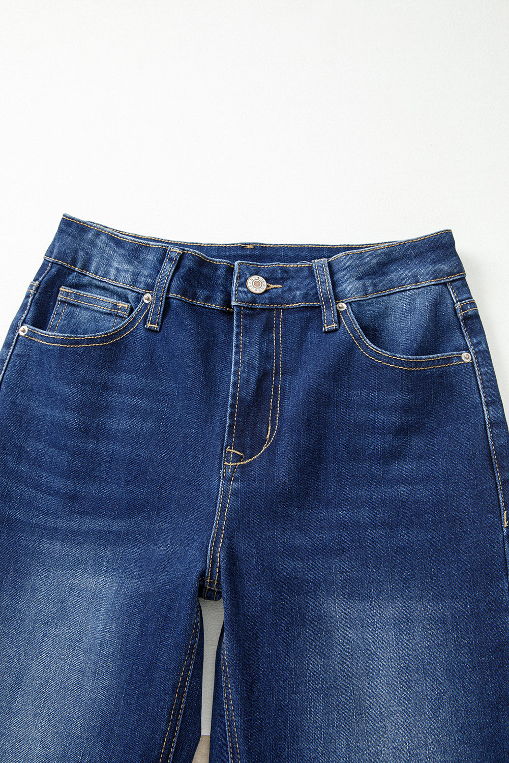 Sail Blue Western Stitch Patched Pocket Bootcut Jeans
