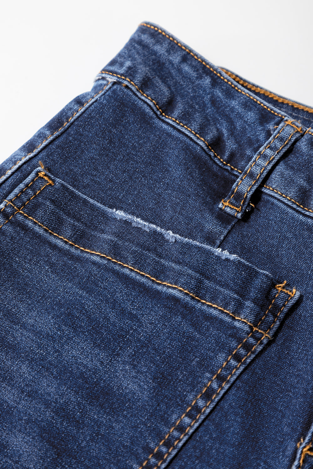 Bluing Mimimalist Patch Pocket Womens Shift Jeans