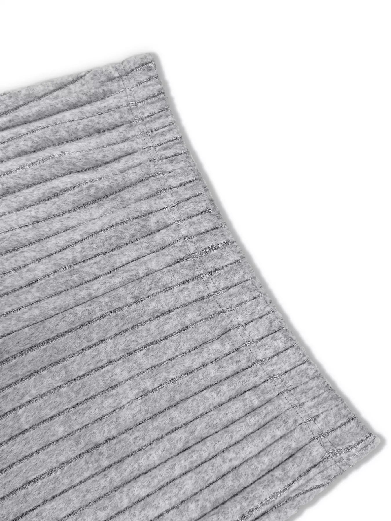 Plus Size Ribbed Knit Long Sleeve Split Dress & Leggings Set