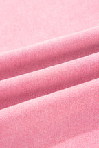 Peach Blossom Acid Washed High Rise Cropped Wide Leg Jeans