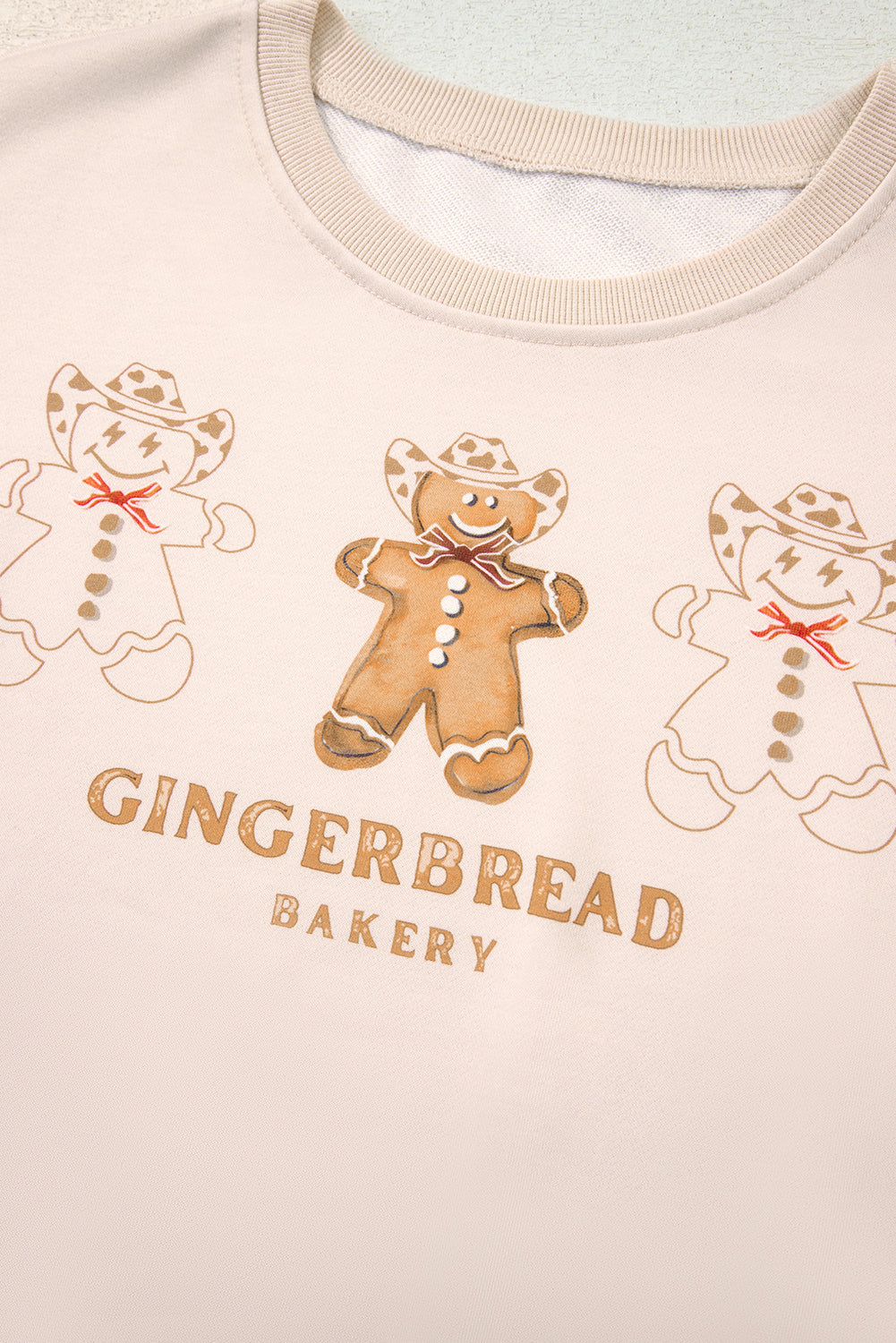 Jet Stream Gingerbread Bakery Christmas Print 2pcs Lounge Set