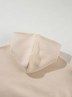 Solid Exposed Seams Hoodie and Joggers Activewear Set