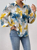 Floral Print Long Sleeve Shirt