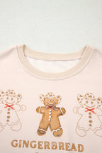 Jet Stream Gingerbread Bakery Christmas Print 2pcs Lounge Set