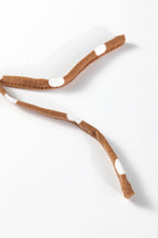 Brown Polka Dot Print Long Sleeve Shirt and Pant 2-Piece Pajama Set for Women - Comfortable Sleepwear