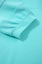 Moonlight Jade Bow Front Bracelet Sleeve Collared Side Pocket Shift Mini Dress