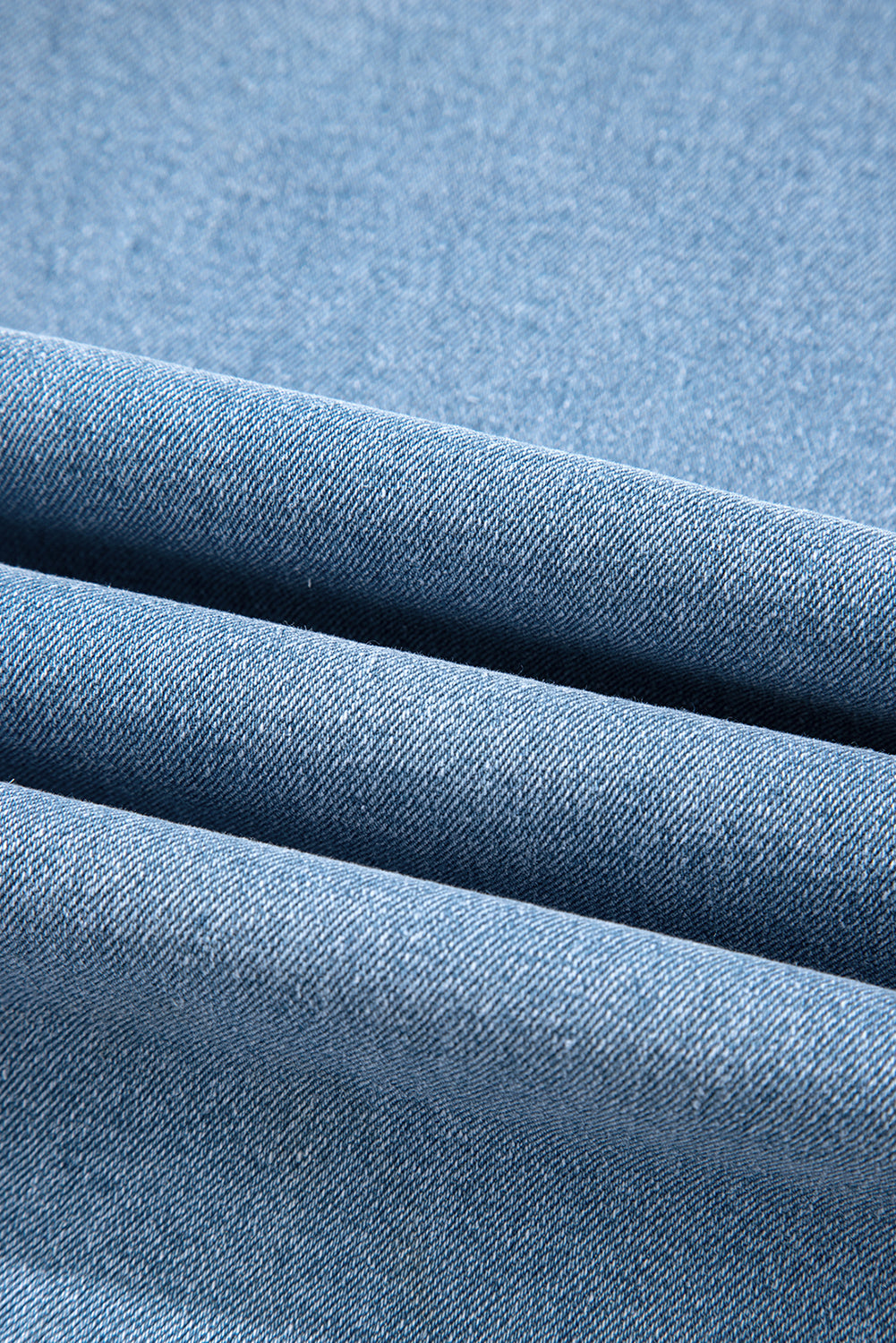 Myosotis Acid Washed High Rise Cropped Wide Leg Jeans