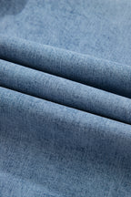 Myosotis Slit Leg High Rise Drawstring Casual Jeans