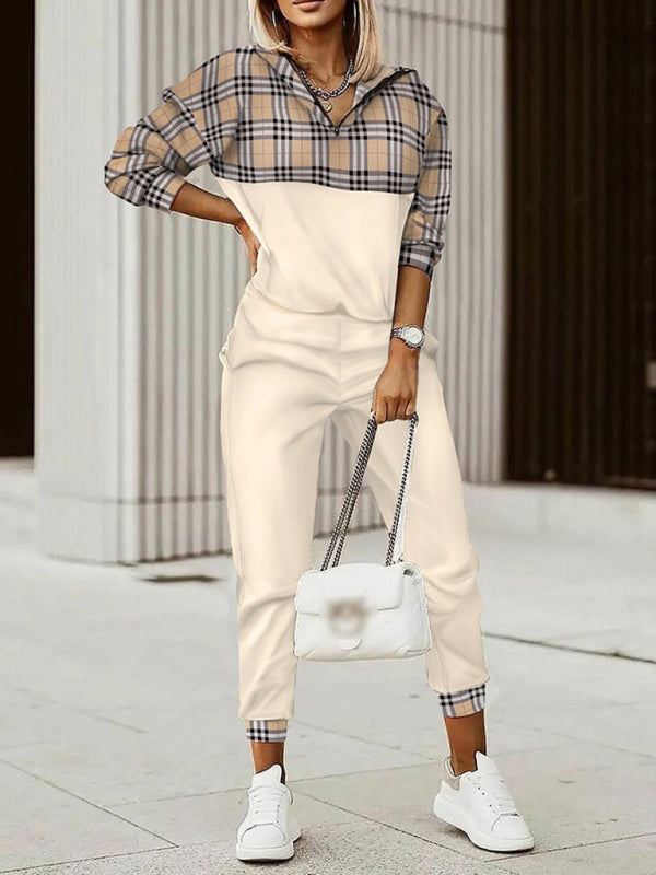 Printed Long-Sleeved Trousers Set High-Quality Sweater Set