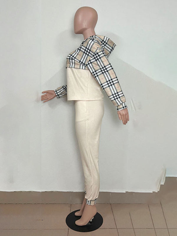 Printed Long-Sleeved Trousers Set High-Quality Sweater Set