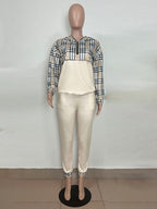 Printed Long-Sleeved Trousers Set High-Quality Sweater Set