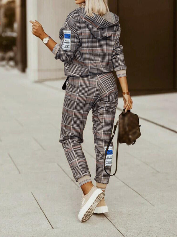 Printed Long-Sleeved Trousers Set High-Quality Sweater Set