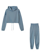 Blue Zone Planet |  Long-Sleeved Sweater Pants Two-Piece Set