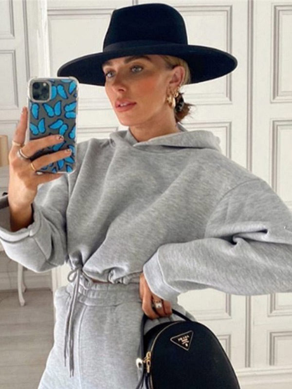 Blue Zone Planet |  Long-Sleeved Sweater Pants Two-Piece Set