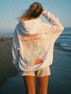 Blue Zone Planet | Anna's Long Sleeve Pocket Loose Warm Hooded Sweatshirt
